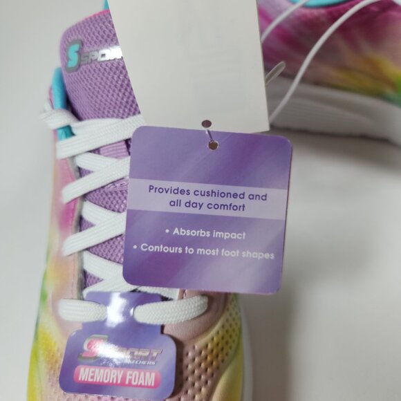 NWT S Sport By Skechers Girls Ilara Tie Dye Performance Sneakers 85073466 3 - Picture 12 of 16